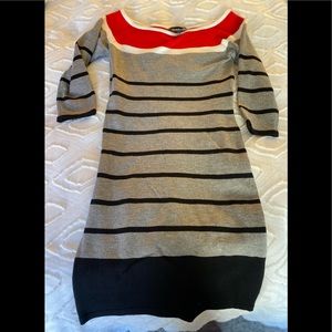Fitted knit BEBE dress Small
